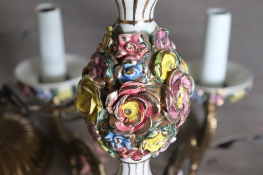 Lampadario Antico CAPODIMONTE