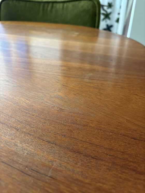 Image 1 of Table à manger extensible en teck d'origine danoise 70s