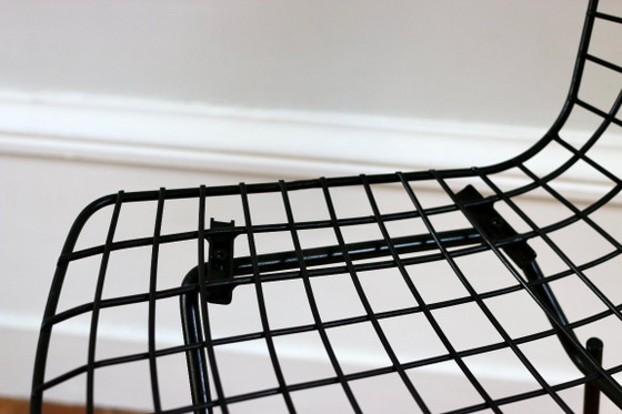 Pair of vintage Wire Bertoia chairs – Knoll, Dining chairs, Metal (photo 6 of 8)