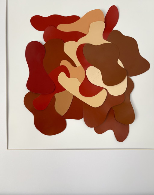 Maria Cascade – Waterfall ‘Ember Layers’ (Contemporary abstract paper relief, 2026)