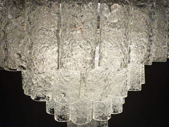 Image 1 of Mid - Century ceiling lamp/chandelier by Doria Leuchten, Germany, 1970s