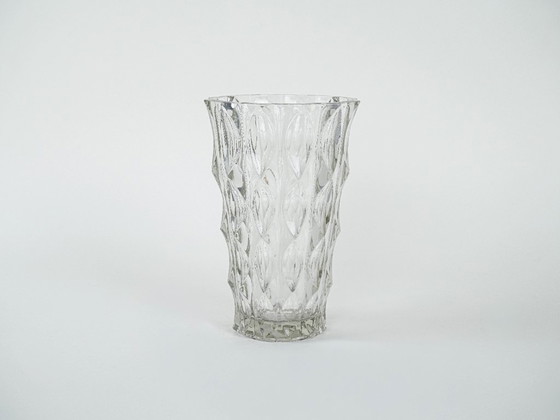 Image 1 of Crystal vase, Italian design, 1960s, manufactured in Italy