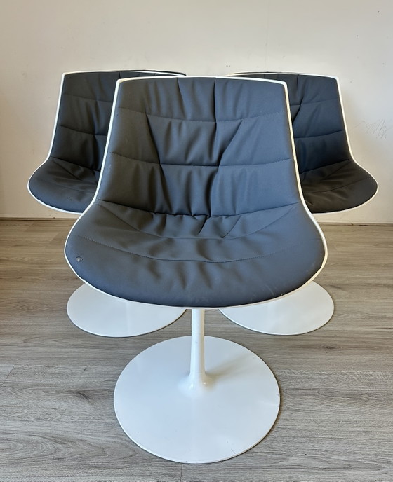 6 MDF Italia Flow Design Eetkamer Stoelen – Eetkamerstoelen, Plastic, Metal (photo 13 of 15)
