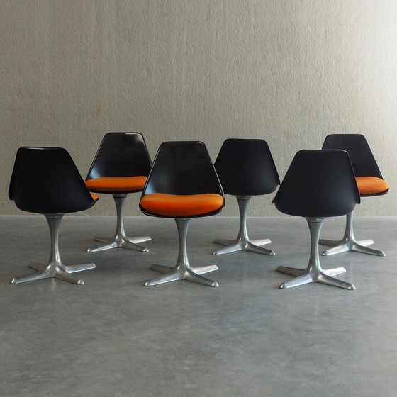 Image 1 of Space Age dining set by Maurice Burke for Arkana
