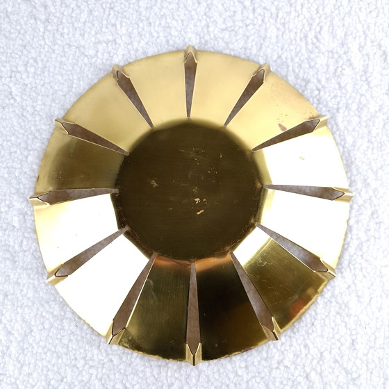 Image 1 of Vintage messing schaaltje jaren 70 mid century modern design