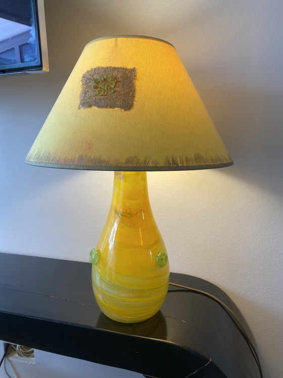 Image 1 of Pair of Murano Vintage 90s/2000s blown glass lamps