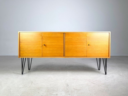Original Midcentury Sideboard Nussbaum Kommode Vintage 1960s