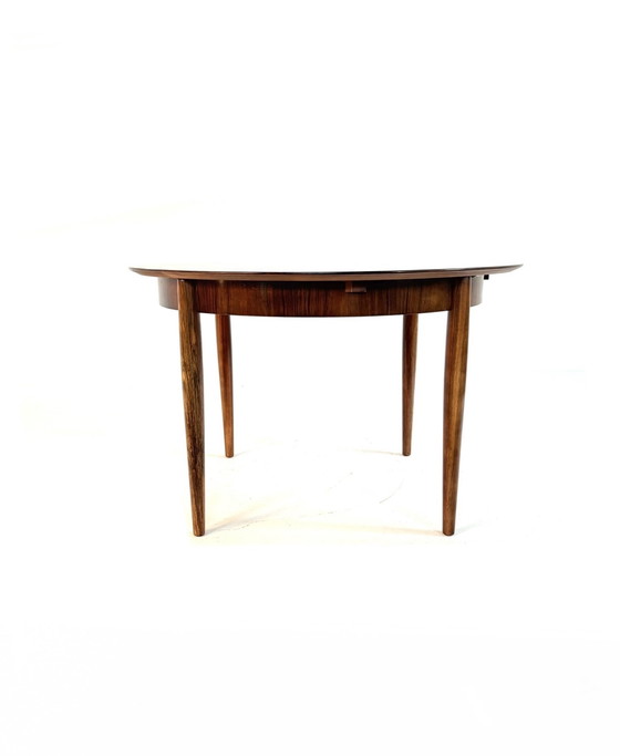 Image 1 of Vintage extendable Pallisander dining table, Lübke '60