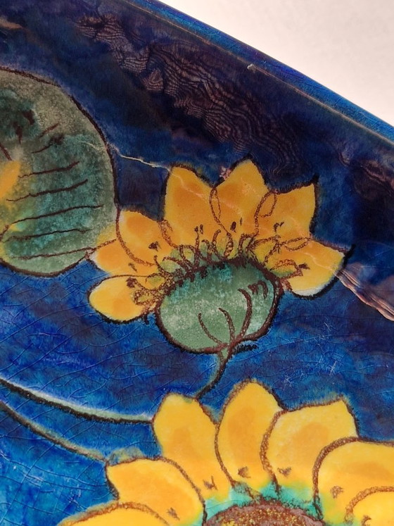 Image 1 of Ciotola-Plateau-maiolica.Hindelanger Keramik.60'Germania.