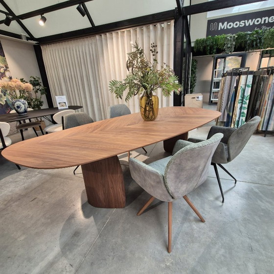 Image 1 of Mobitec Dining Table Dolmen Organic Walnut 120x270