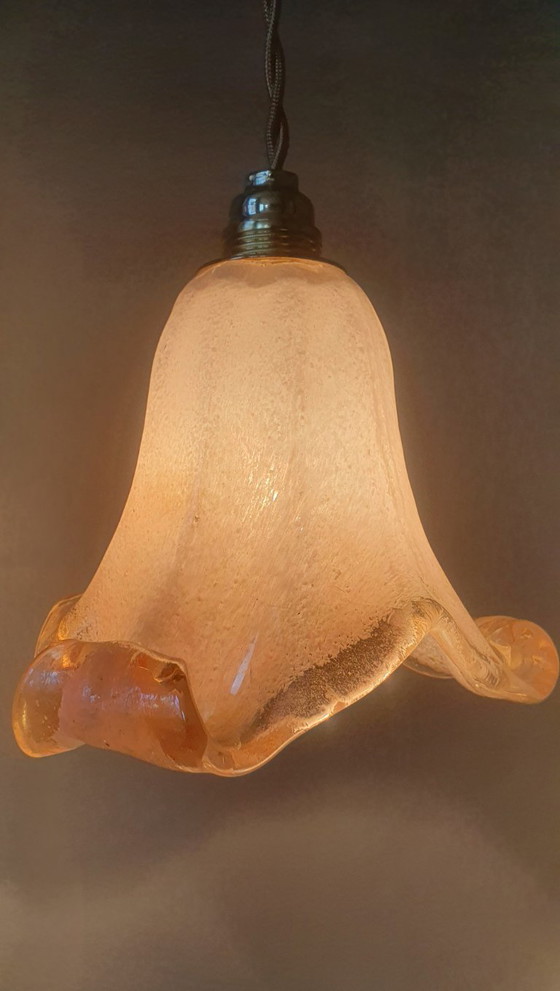 Image 1 of Set of 2 Vintage Murano pendant lamps - Mid century - Italy