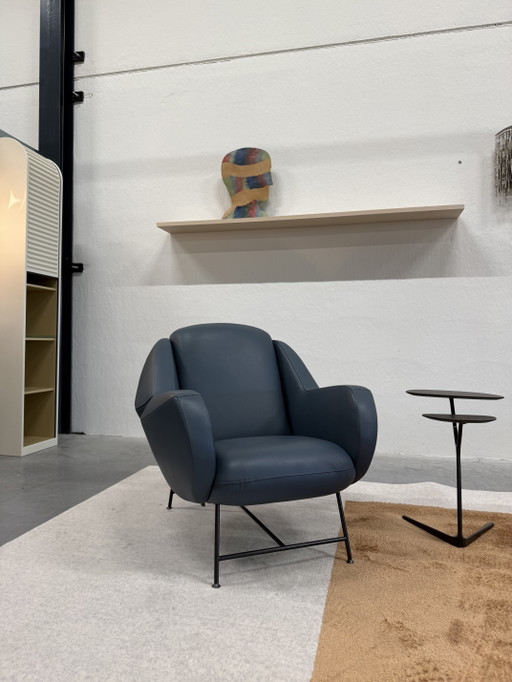 Sillón Leolux Anton Raffino Piel Ballena – fauteuils, Leather
