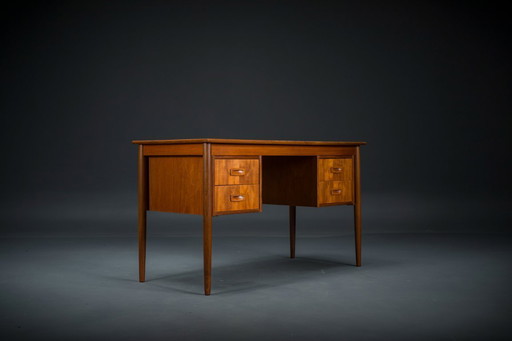  Mid-Century Danish Teak Desk from Hanbjerg Furniture Factory, 1960s
