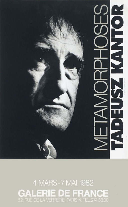 Tadeusz KANTOR Expo 82 – Plakat der Galerie de France 1982