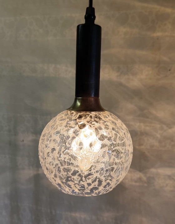 Lampadario a cascata a 3 luci anni '50/'60 – Glass (photo 3 of 12)