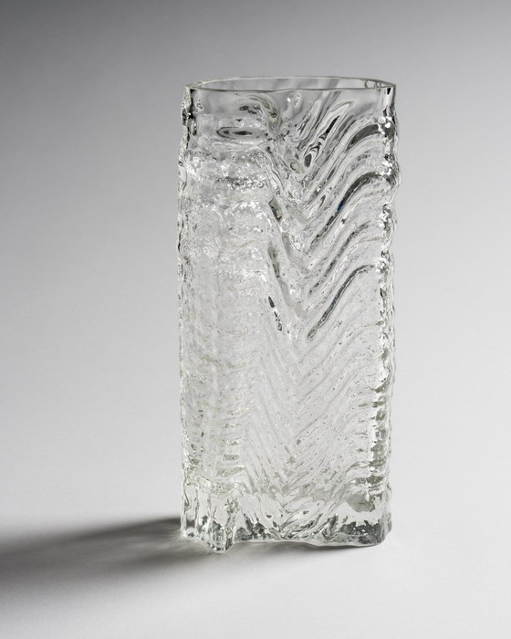 Image 1 of Rosenthal Studio Line "Glasstruktur" Brutalist Vase by Martin Freyer, Germany, 1970s