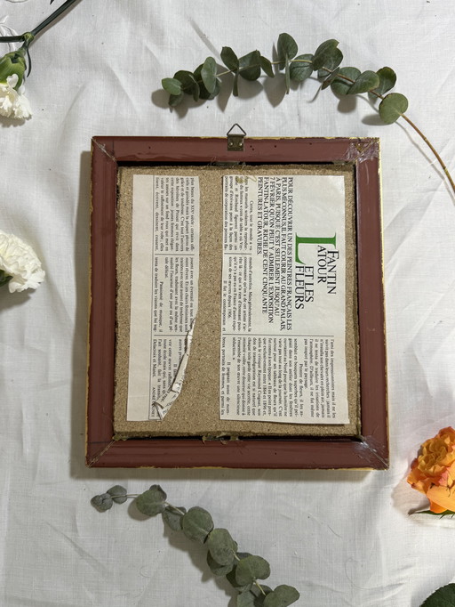 Vintage bloemen stilleven lijst