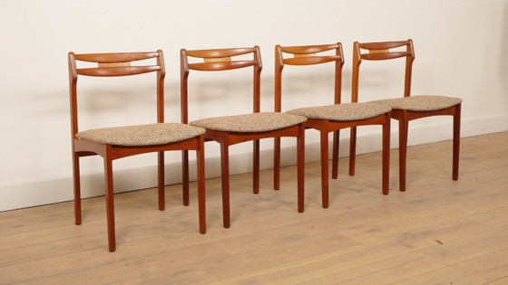 Image 1 of Juego de 4 sillas de comedor | Teca