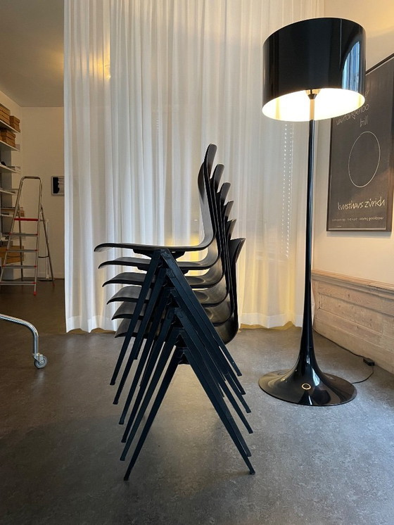 Image 1 of Pagholz S22 stacking chairs – Galvanitas (6 pieces)