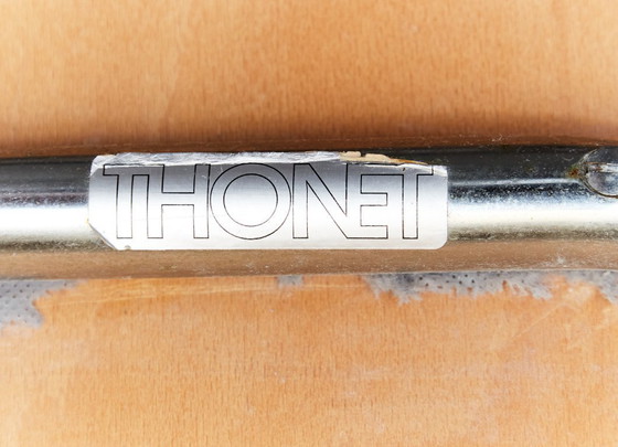 Image 1 of Vintage S826 cantilever rocking chair in chrome by Ulrich Böhme for Thonet, 1970s