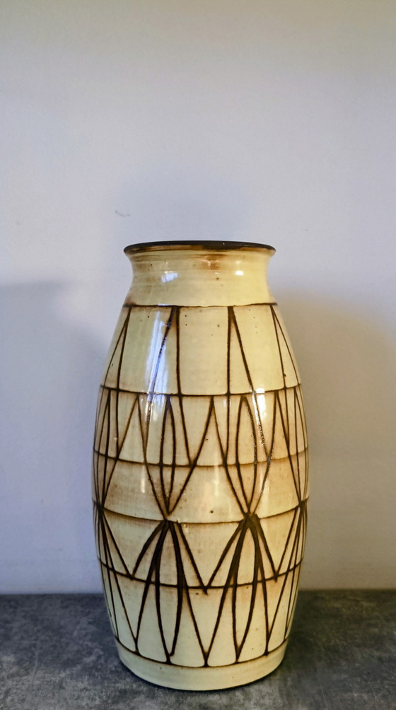Image 1 of Glazed ceramic Art Deco vase