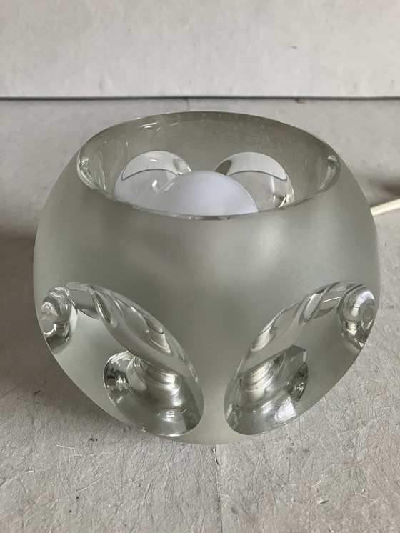 Image 1 of Lampe de table design en verre glacé Peil & Putzler