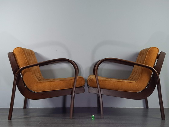 Image 1 of 2 Fauteuils Kropaček & Kozelka, Mid-Century Tchèque 1940S