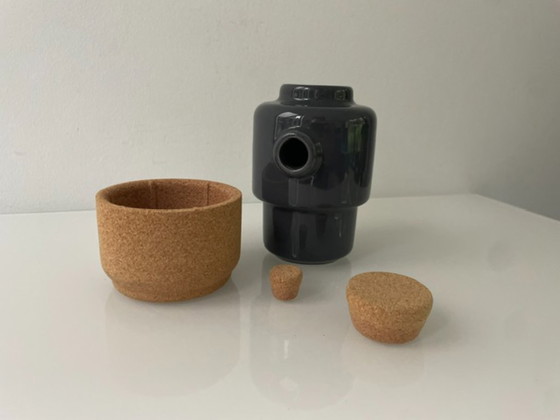 Image 1 of Juego de café/té Alma Gémea – cerámica y corcho – Portugal
