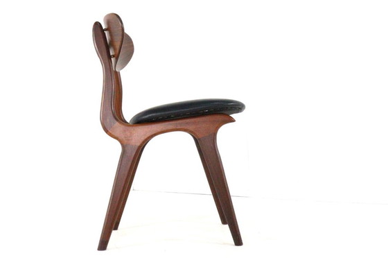 Image 1 of Ensemble de 4 chaises AWA 'Weert' vintage rembourrées