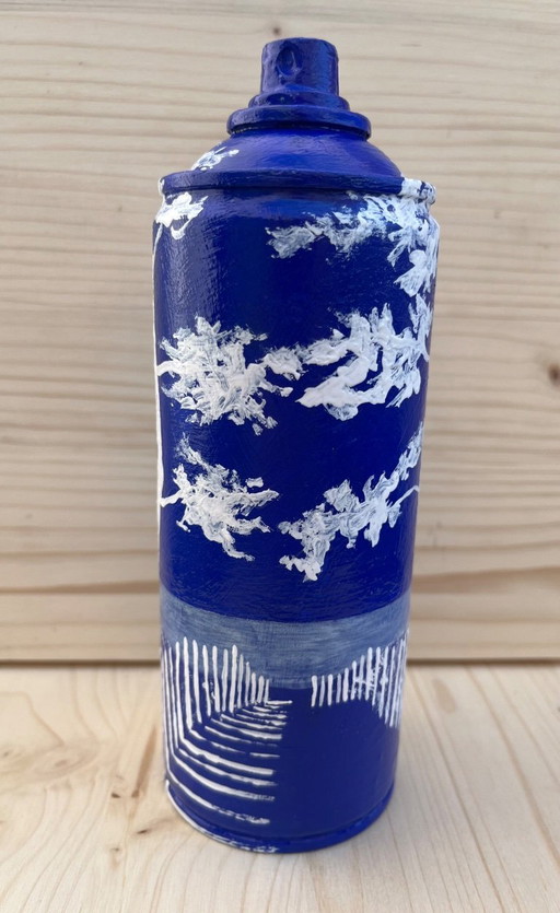 Acrylic on spray can
