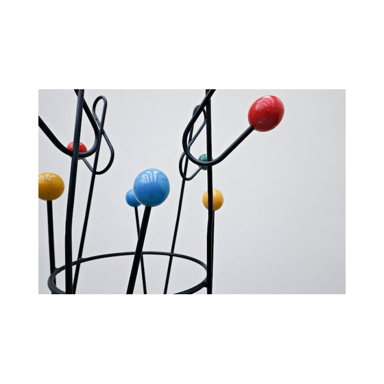 Image 1 of Vintage Coat Rack "Clef de sol" by Roger Ferraud 1950s