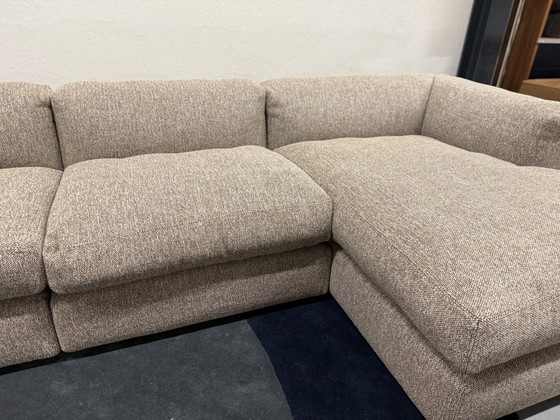 Image 1 of Gelderland 2505 Endless Corner Sofa De Ploeg Moss fabric