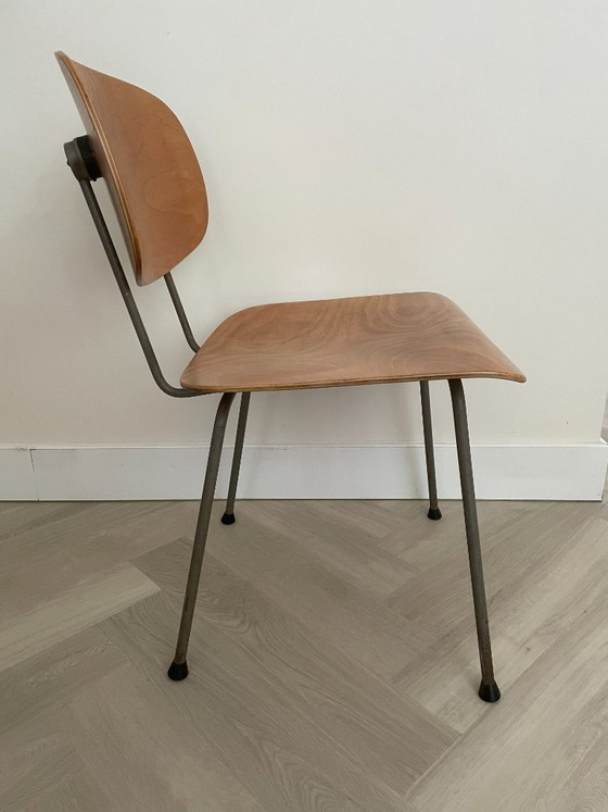 Image 1 of set van 6 stoelen Gispen 116