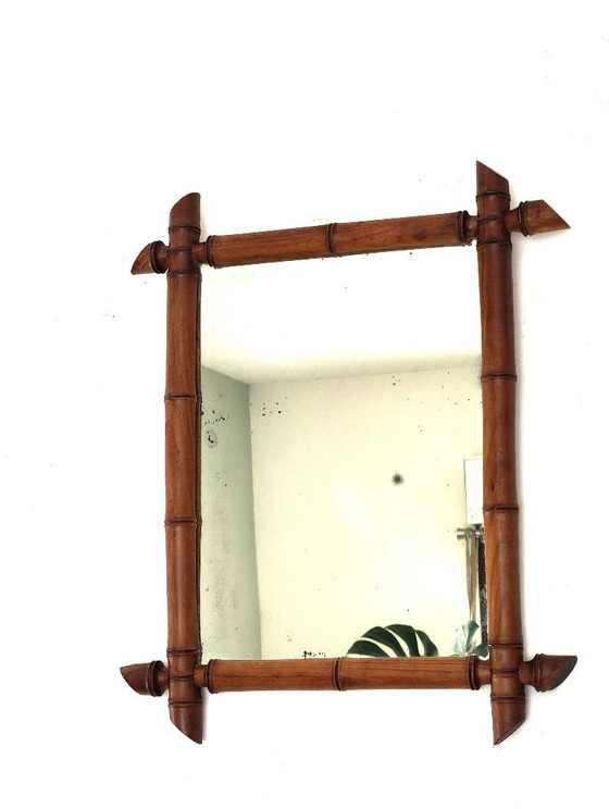 Antique Bamboo Mirror (photo 2 of 11)