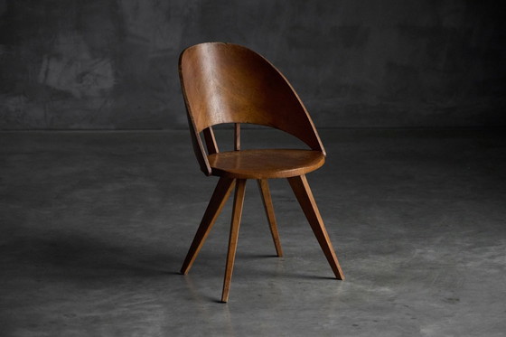 Image 1 of Mid-Century Plywood Dining Chairs, Italy, 1950s