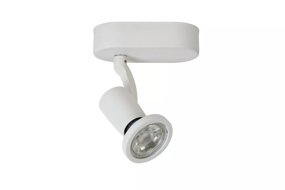 Lucide JASTER-LED Ceiling Spotlight - White - GU10 LED - 1x5W 2700K – Spot lights, Metal (photo 3 of 4)