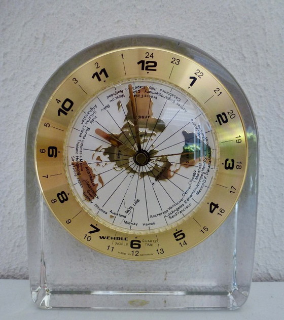 Image 1 of Wehrle world clock.