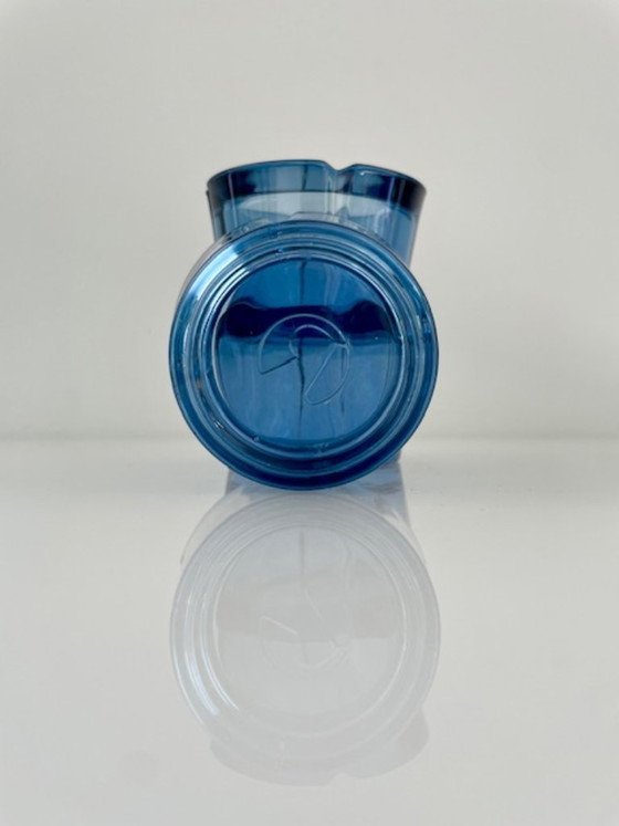 Image 1 of 3x Rosendahl Kerzenhalter im dänischen Design, blaues Glas