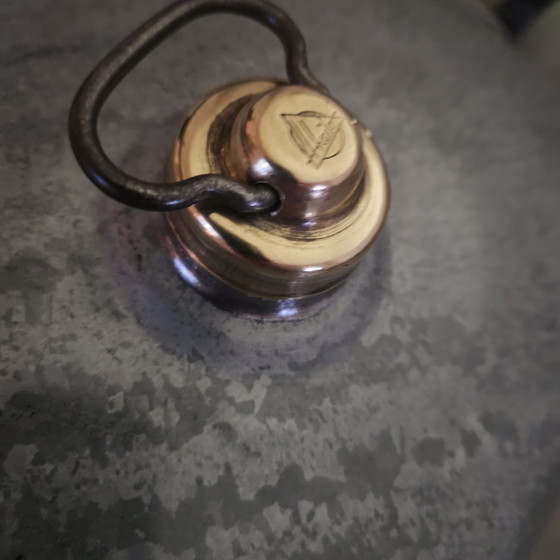 Borsa acqua calda, "Bottiglia da letto" anni '40-'50, Hailo Original – Decorazione, Iron, Metal (photo 5 of 7)