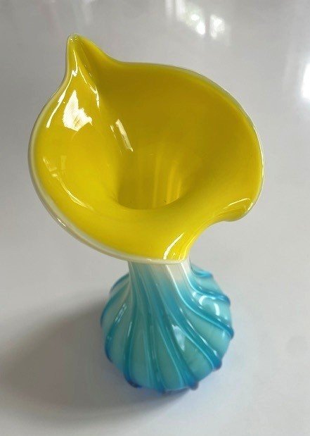 Image 1 of Glass Design Vase Murano Style