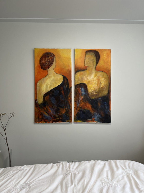 Image 1 of Duo schilderij