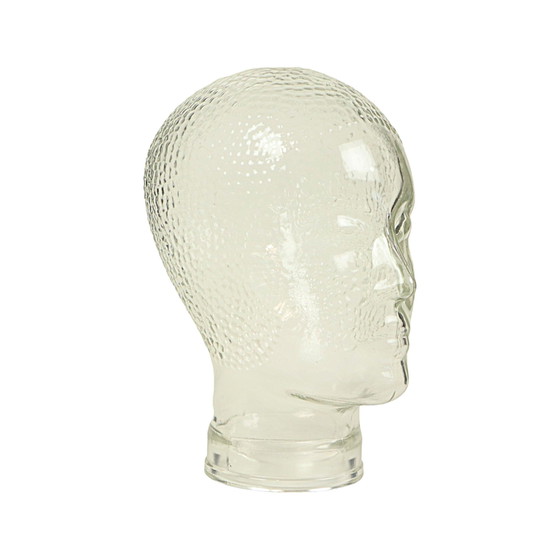 Image 1 of Vintage Glazen Hoofd Mannequin