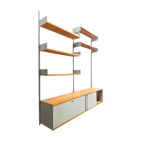 Image 1 of Originele Dieter Rams wandplank 606 Vitsoe hout design Bauhaus