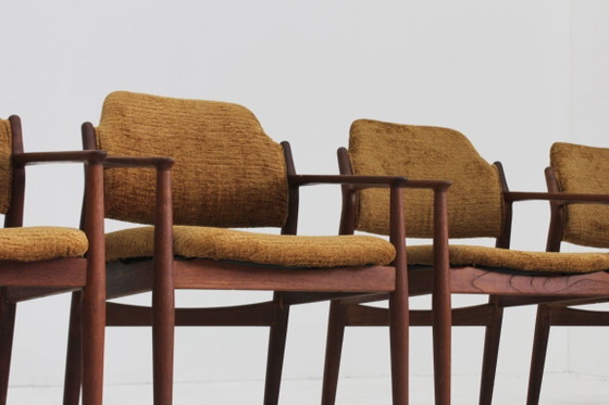 Set Vintage Danish Teak Dining chairs Arne Vodder Sibast – Wood (photo 7 of 11)
