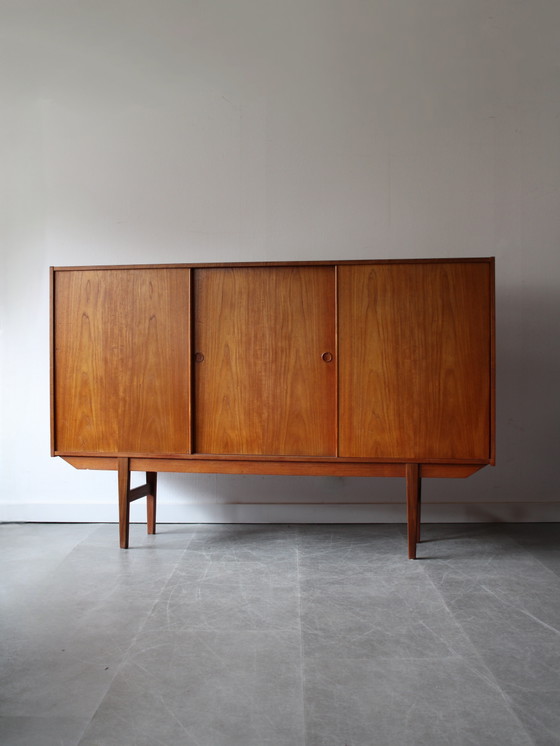 Image 1 of Vintage Danish highboard in teak 