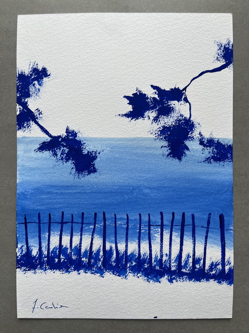 Boceto de artista de gouache