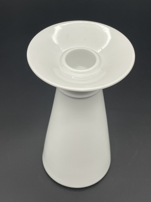 Vintage Kaiser Porzellan Candle Holder white – Mid-Century – 16 cm – tafelaccessoires, Porcelain (photo 2 of 6)