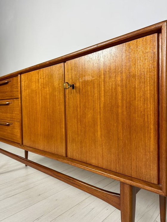 Image 1 of Petit sideboard en teck de Heinrich Riestenpatt pour RT Möbel 60's 70's