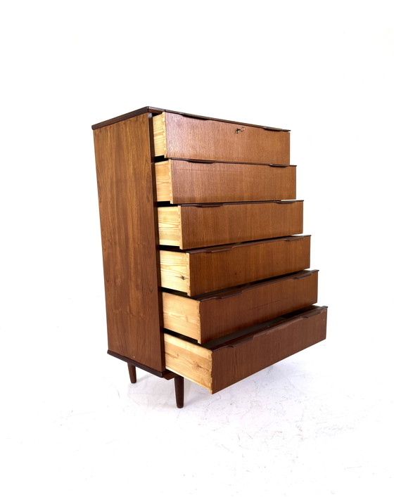 Image 1 of Vintage XXL teak chest of drawers, Ejsing Møbelfabrik '60