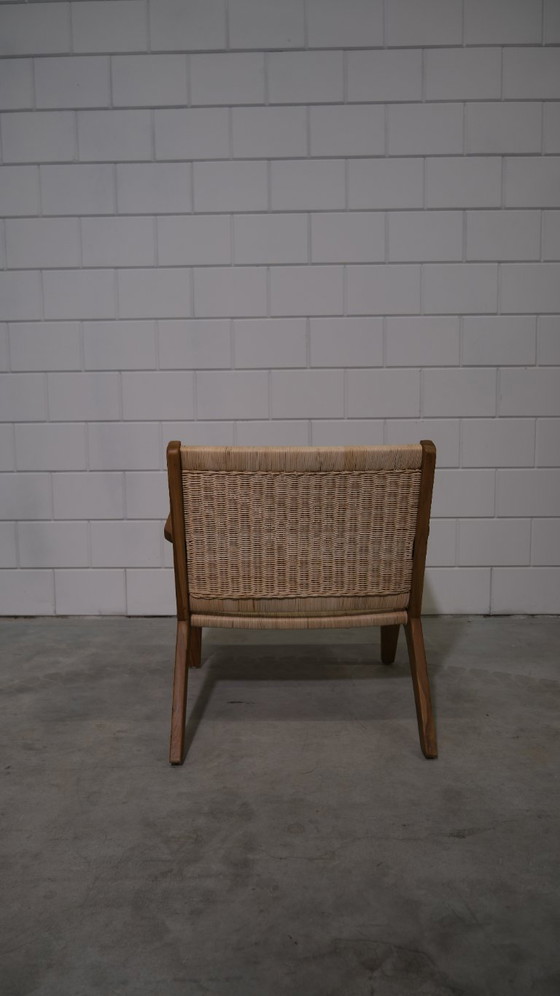 Image 1 of Valbona Lounger – massief teak met handgeweven koord (showroommodel)